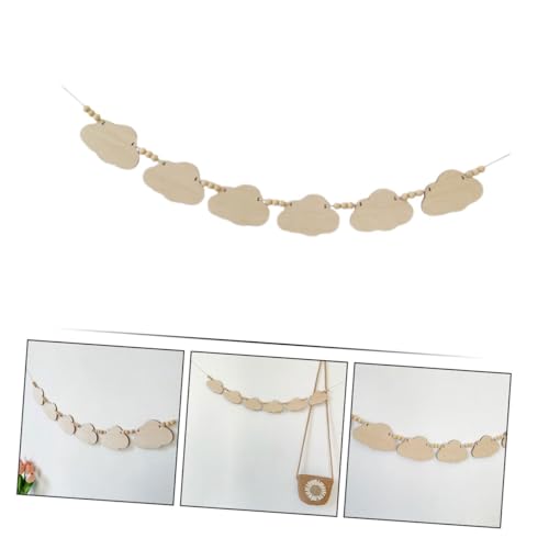 Décorations de nuage en bois pendentif tenture murale design