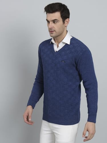 Image of eWools Men's Winterwear Woolen Striped Sweaters