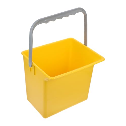 ERINGOGO Multipurpose Cleaning Bucket Handle Car Trash Bin Small Plastic Bucket for Household Use