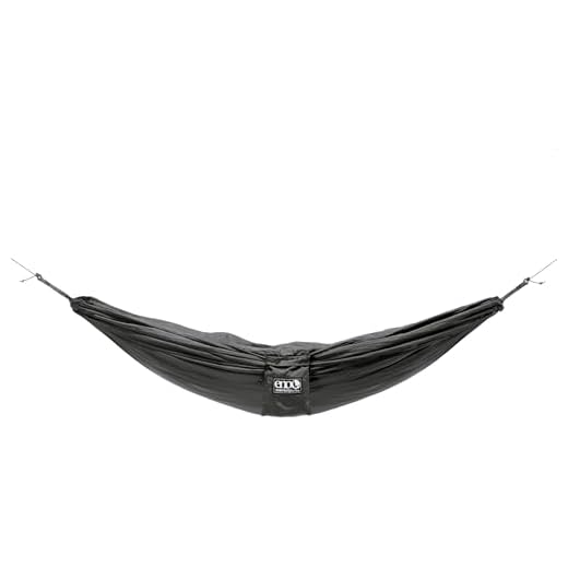 ENO Underbelly Gear Sling - Storage Hammock for Portable Hammocks - for Hiking, Camping, Backpacking, Beach, Festivals, or Backyards - Charcoal
