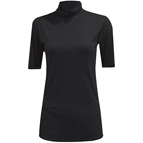 Candid Styles Ladies Short Sleeve Polo Neck Top Cover