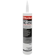 Red Devil NC2500 DEVISIL NC-250 Neutral Cure Silicone Sealant, 10.1 oz. Cartridge, Clear, 12 Pack