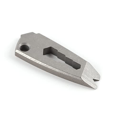 Hamans Titanium Edc Multi Tool Keychain With Wrench Screwdriver Pry Bar Function (Grey) #TOP3