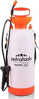 PetraTools 2 Gallon Pump Sprayer, Lawn and Garden Sprayer, Weed Sprayer and Yard Sprayer, Chemical Sprayer and Plant Sprayer, Hand Pump Sprayer, 2 Gallon Sprayer, Sprayers in Lawn and Garden - HD200