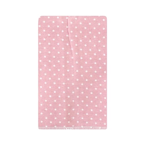 Image of Hudson Baby Unisex Baby Cotton Poly Flannel Burp Cloths, Blush Navy Floral 10-Pack, One Size