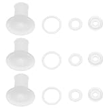 Ipetboom 3 Juegos Sellos de Silicona para Ollas Express Eléctricas Juntas de Repuesto Aplicables con Válvula Flotante Anillos de Sellado Resistente y Fácil Instalación para Cocina Segura