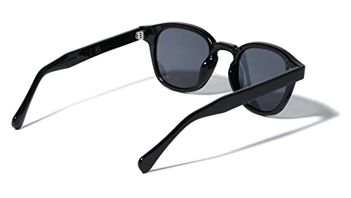 Round Oval Sunglasses for Men Women Retro Vintage UV400 Protection (3-Pack)3