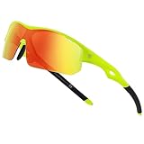 DUCO Sports Youth Baseball Sunglasses for Kids Unbreakable TR90 Frame Lightweight Sun Glasses for Boys and Girls DK261