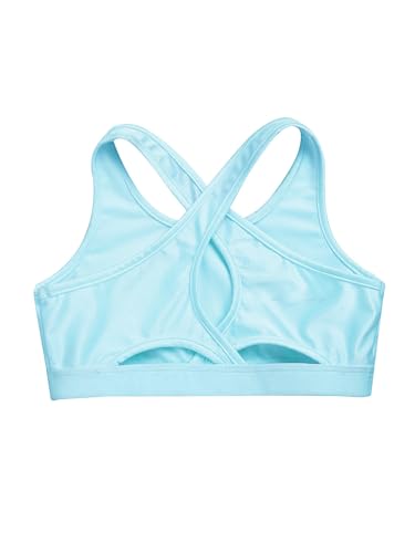 Kids Girls' Sports Bra Criss Cross Back Crop Tops Cutout Vest for Dance/Yoga/Workout/Running4
