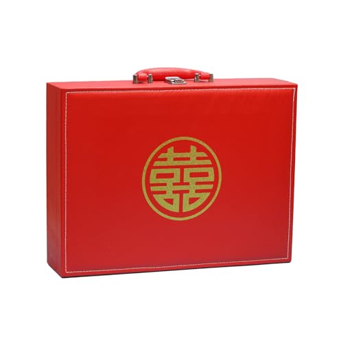 Set Extra Grande Mah Jong Chino Patrón Doble Felicidad miniatura 5