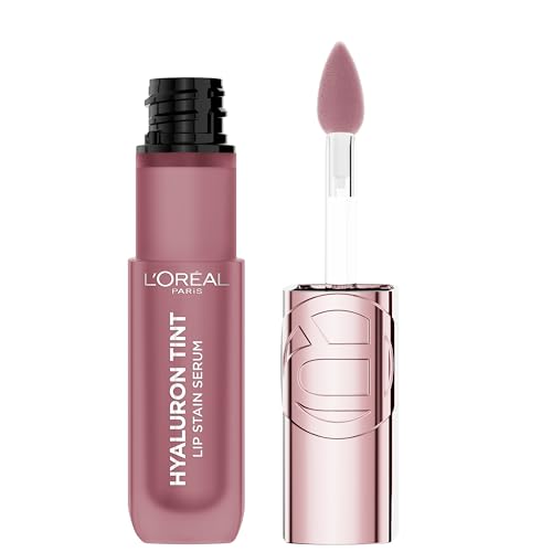 L'Oreal Paris Hyaluron Tint Lip Stain Serum, Long Lasting, Hydrat...