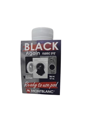 Anilinas Fabric Dye Renewal Black - Suitable for Washing Machine Use, All-in-One Fabric Dye for Easy Clothing Renewal - Use for 500g of Clothes