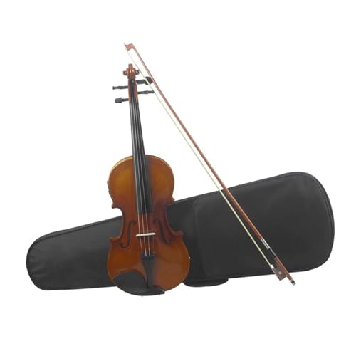 Violon acoustique électrique 3/4 instrument à cordes en érable vintage avec accessoires