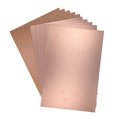 Carte de circuit imprimé FR4 en cuivre uxcell 300x200mm pour circuits durables