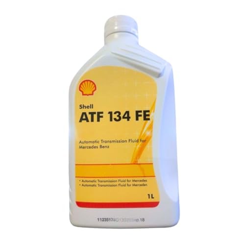 Shell ATF 134 FE Automatic Transmission Fluid Blue Full Synthetic ATF for Mercedes-Benz 7-Speed NAG2FE+ Transmissions MB-Approval 236.15 1 Liter Bottle