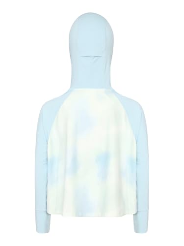 Kids Boys Girls Outdoor Upf Hoodie Sun Protection Top Gradient Color High Neck Outerwear2