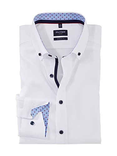 OLYMP Herren Businesshemd Langarm Luxor,Pin Point,modern...