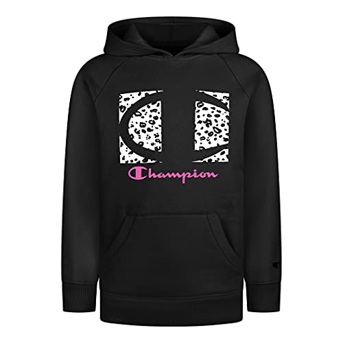 Kids Clothes Sweatshirts Champion Girls Youth Heritage Fleece Pull On Hoody Sweatshirt with Hood (X-Large, Black/White Leopard C) Kids Clothes Sweatshirts Champion Girls Youth Heritage Fleece Pull On Hoody Sweatshirt with Hood (X-Large, Black/White Leopard C)