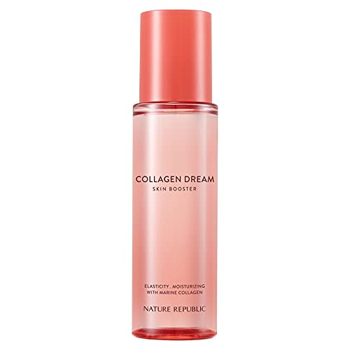 Moisturizing Collagen Dream 90 Skin Booster - Nature Republic Daily Skin Care Vitamin C Capsule Smoothing Wrinkles Texture Improvement Non-Sticky 150ml/5.07fl.oz