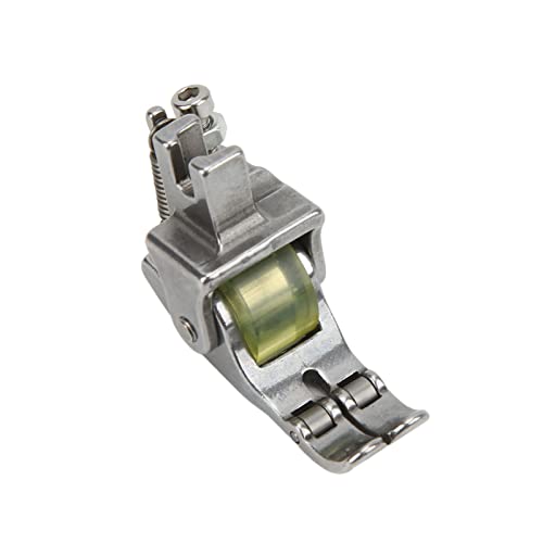 Pie de prensatelas con rueda de goma para máquina de coser industrial