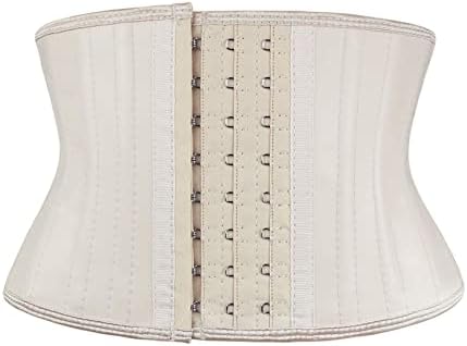 Atbuty Super Short Torso Waist Trainers Cincher Corset Tummy Shaper Slimming Latex Trimmer Girdle