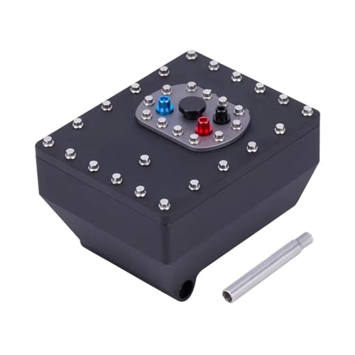 RC��������̎� For Axial For Capra 1.9UTB 1/10 RC �g���b�N�p�V���[�V�����A���~�����X�P�[���Z����M�@�{�b�N�X�͋[�^���N 59*46.5*37 �~�����[�g��(Black)