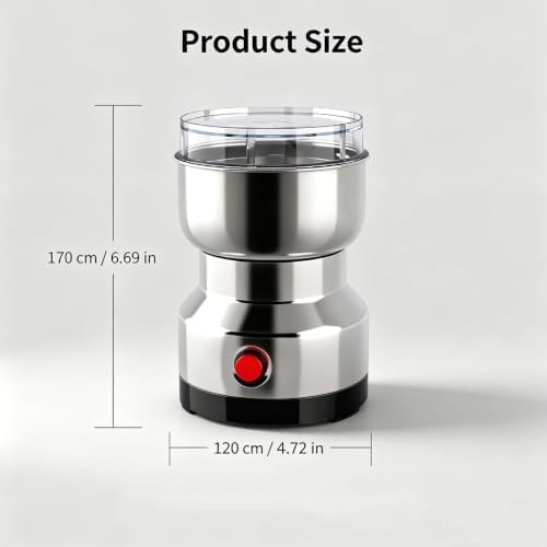 Portable Electric Grinder for Coffee, Spices & Grains - 3