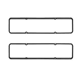 SBC Valve Cover Gaskets - 7484BOX 1628 - Steel Core Rubber Silicone Valve Cover Gasket Fits Small Block Chevy 283 305 327 350 383 400