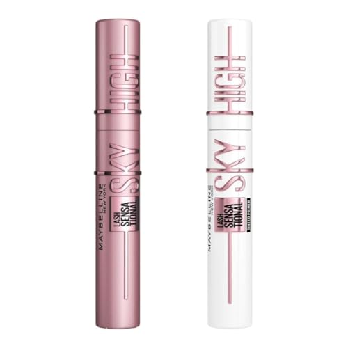 Maybelline New York Ciglia Sensazionali Sky High, Kit con Primer e Mascara, Per Ciglia Morbide, Voluminose e Moltiplicate
