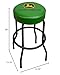 Plasticolor 004792R01 John Deere Logo Garage and Game Room Stool with Matte Green Top and Black Legs