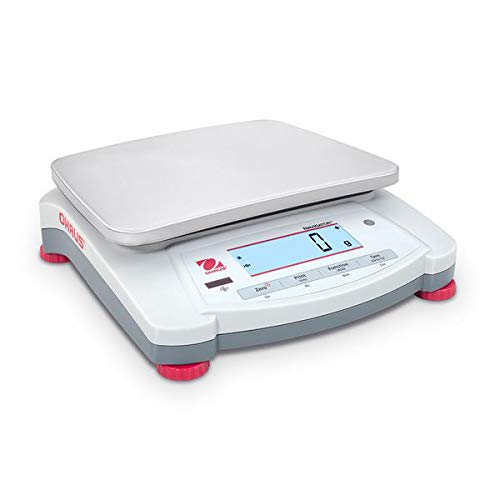 OHAUS NVT1601M Navigator Bilancia portatile, capacità 1600g, leggibilità 0,5 g, 174 mm x 230 mm