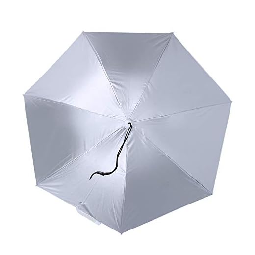 Wifehelper Sombrero Anti-UV montado en la Cabeza Protector Solar Paraguas de Pesca Sombrilla Ajustable a Prueba de Lluvia Impermeable(# 1)