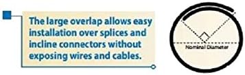 Techflex 3/4 F6 Split Sleeving 25 feet Black