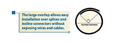 Techflex 3/4 F6 Split Sleeving 25 Feet Black #TOP2