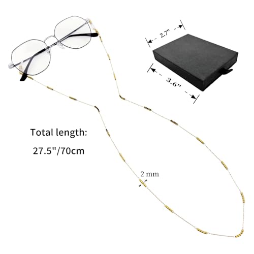Image of Eyeglass Chain for Women Stylish,Stainless Steel Glasses Strap for Men Women,Eye Glasses Holders Around Neck