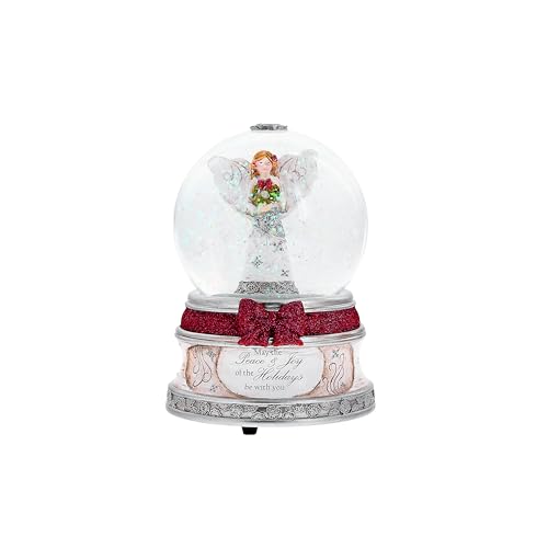 Pavilion Gift Company - May Peace & Joy of The Holidays Be with You - 6" Christmas Musical Have Yourself A Merry Little Christmas Waterglobe Snowglobe 100 mm Collectible Winter Holiday Home Decor