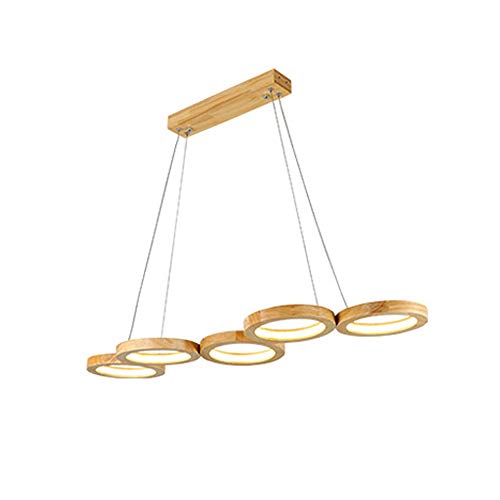 Lustre en bois moderne 50W : Le chic scandinave pour votre chambre