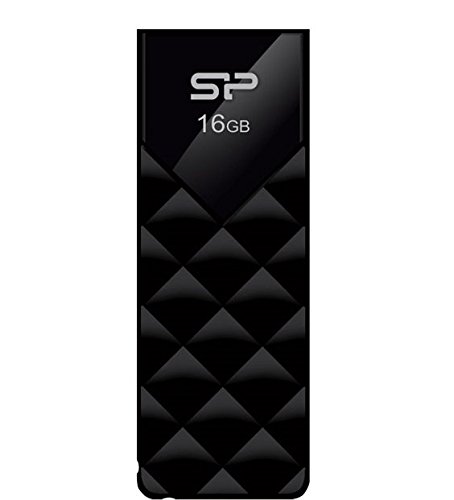 Silicon Power Ultima U03 16GB USB 2.0 Flash Drive SP016GBUF2U03V1K (Black)