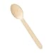 200 Biodegradable Wooden Spoons | Eco Friendly Disposable Cutlery, Compostable, 100% Natural Wood Utensils | Great for Soup, Desserts and Your Toddlers | Made from 100% Birch Wood