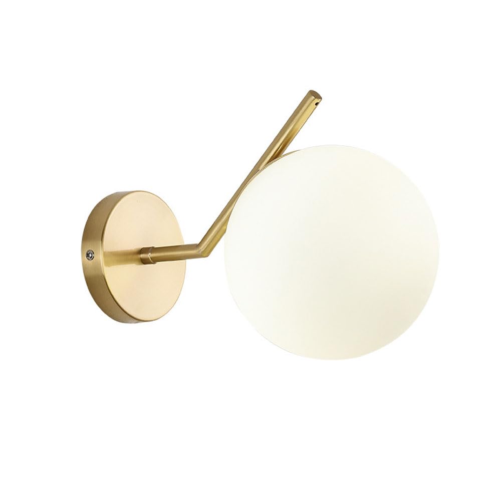 Apliques de pared de vidrio texturizado y hierro dorado de alta calidad estética retro E27