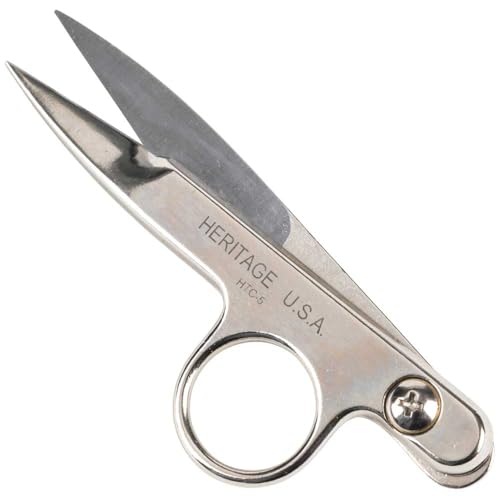 Klein Tools HTC5 Scissors, Made in USA, Threadclip with Spring Action for Automatic Opening, 4-1/2-Inch by KLEIN TOOLS - Image 3