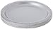 Creative Converting Touch of Color 24 Count Paper Lunch Plates, Shimmering Silver