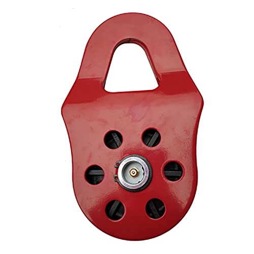 Cabrestante para embarcaciones, 10Ton Off Road Winch Movible Nylon Poley Sheave Snatch Block Férula Vehículo Reembolso Rescate Remolque Cuerda(Rot)