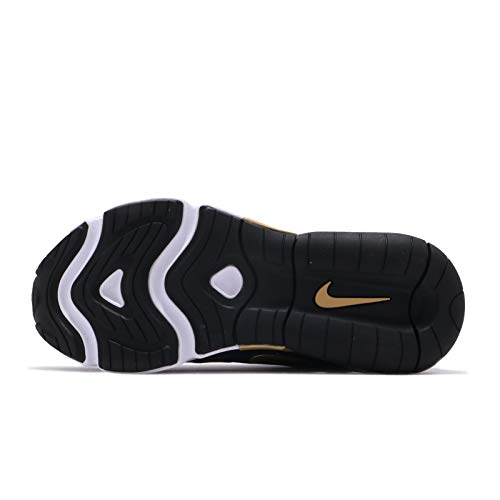 Nike Air Max 200 (Gs) Boys Grade SCHL AT5627-003, Black/Metallic Gold-Anthracite-White, Size US 4.5Y4