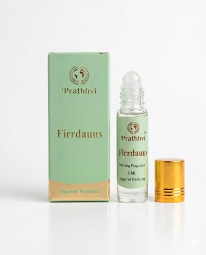 Image of Jannatul Firrdauus Attar Roll-On Perfume Oil 8 ml | Alcohol Free | Long Lasting Rich Fragrance | Men & Women | Pocket Size Travel Friendly Roll On | Daily Wear