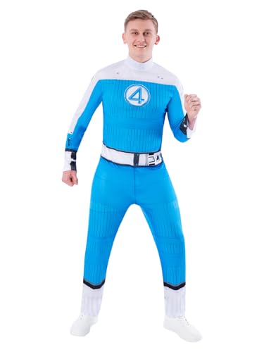 Rubies Disfraz oficial de Fantastic Four Human Torch para adultos, talla S para Halloween