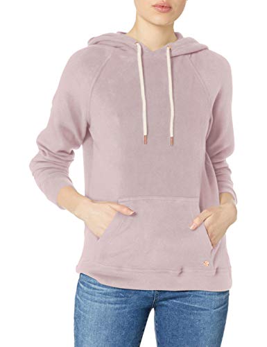 Volcom Womens Junior Lil Pullover Fleece Hoody Sweater, -light purple, Small