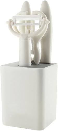 Juego de cuchillos de cocina de acero inoxidable con cuchillas de bloque para cortar carne, pelador de carne para rebanar, pelar frutas, verduras,