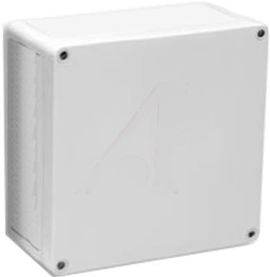 Altech Corp. 110-407, Enclosure; Box-Lid; Polystyrene; Gray; 7.17x7.09x3.54 in; IP66; NEMA 4X; TK Series