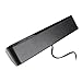 KIMISS Sound Bar for TV, Soundbar Speakers, Sound Bar, Wired Speaker Hifi Portable Desktop Long Speaker for Computer LaptopTablet Mobile phone PC (USB Powered 3.5mm Plug)